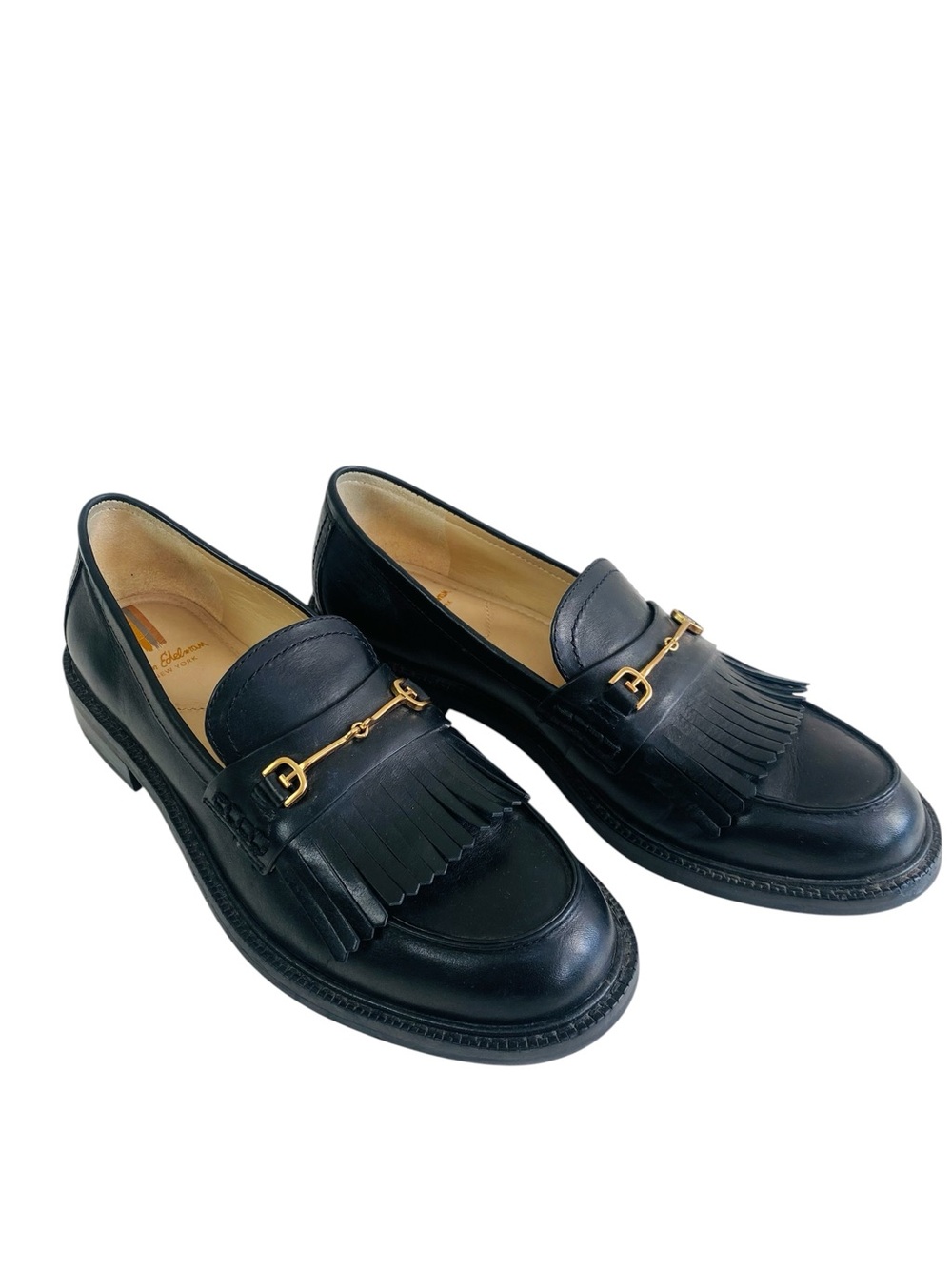 Sam Edelman Cammi Black Leather Loafers Size 8.5 - Picture 4 of 9